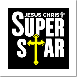 Christian Tshirt Design Jesus Christ Super Star Posters and Art